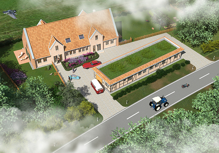 Fotomontage Architektur Illustrationen Städtebau Ekkehart Dallmeyer