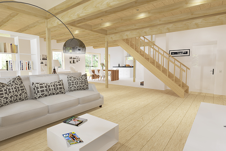 Illustration Architektur Visualisierung Innen EK-art